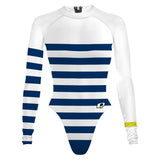 Surf suit stripe. - Surf Swimming Suit Cheeky Cut