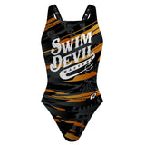 SwimDevil01 - Classic Strap Swimsuit