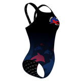Brentwood Dolphin Swim Club_ Swimoutlet - Classic Strap Swimsuit