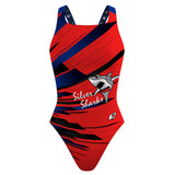 Silver Sharks Classic Women's Suit 2023 - Classic Strap Swimsuit