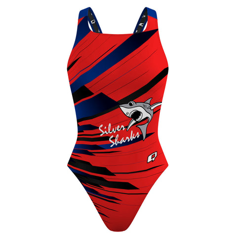 Silver Sharks Classic Women's Suit 2023 - Classic Strap Swimsuit