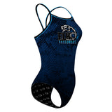 Elko Skinny Dark Design - Skinny Strap Swimsuit
