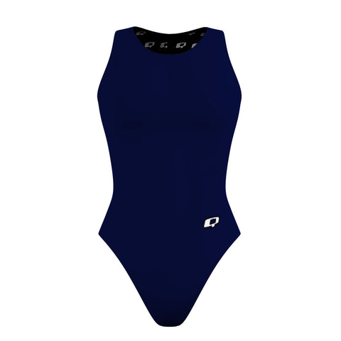 Navy Water Polo - Women's Waterpolo Swimsuit Classic Cut