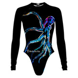 Octopus Hug - Surf Swimming Suit Cheeky Cut