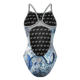 Elko Skinny Snake Design - Skinny Strap Swimsuit