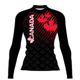 Canada UWH Black FV - Women's Surf UPF50+ Long Sleeve Rash Guard
