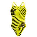 Twisting Yellow - Skinny Strap