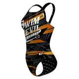 SwimDevil01 - Classic Strap Swimsuit