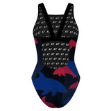 TRI CHI WALK AND RUN Dolphin - Classic Strap Swimsuit