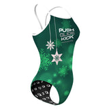 Push Glide Kick Christmas - Sunback Tank Swimsuit