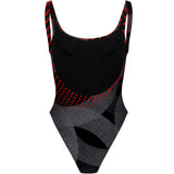 test - High Hip One Piece Swimsuit