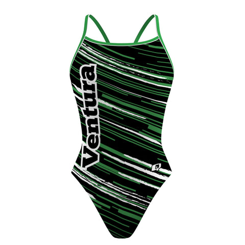 VC Pirates Black - Sunback Tank Swimsuit