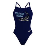 Coquitlam Sharks TAS 23 - Skinny Strap Swimsuit