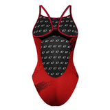Doodle Red FV - Skinny Strap