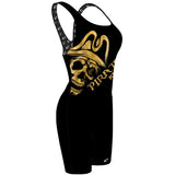 Piratas Gold Long Knee - Classic Strap Long Knee Women Jammer
