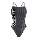 VC Pirates Gray - Sunback Tank Swimsuit