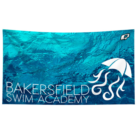 BSA Towel. Water print - Microfiber Swim Towel