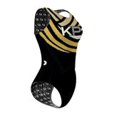 Kern Premiere WP gold cream 2 - Women Waterpolo Swimsuit Classic Cut