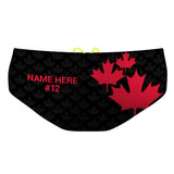 Canada UWH Black FV - Classic Brief Swimsuit