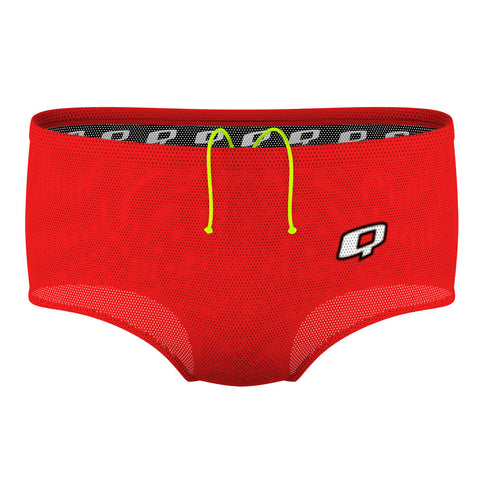 Marvi red drag 1 - Mesh Drag Swimsuit