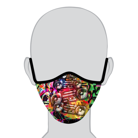 Q Face Mask Boombox