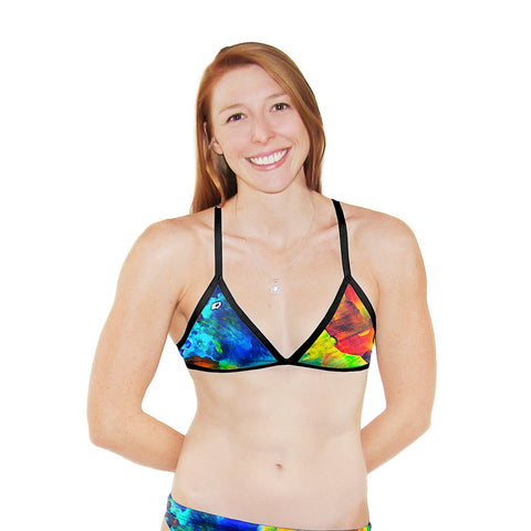Fire Opal Tieback Top - Q Swimwear
