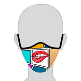 Q Face Mask Kiss Me Not