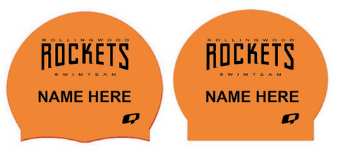 Rollingwood Rockets Orange Silicone Cap