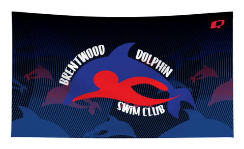 Brentwood Dolphin Swim Club - Microfiber Swim Towel