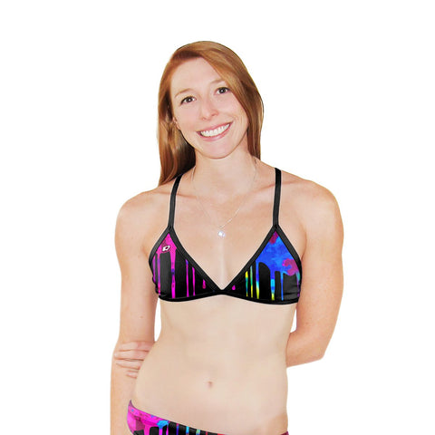Unicorn Sneeze Tieback Top - Q Swimwear