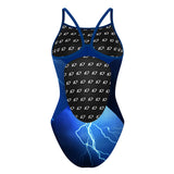 Lightening - Skinny Strap Swimsuit