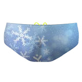 blue snowflake brief 1 - Classic Brief Swimsuit