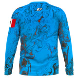Bisbees black and blue - Loose Fit Long Sleeve Rash guard