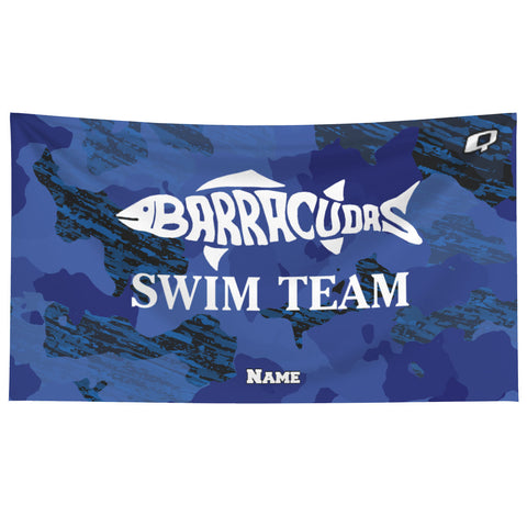 JCC Barracudas Towel - Microfiber Swim Towel