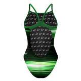 Blinding lights Green - Skinny Strap
