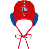 D1 - MASTER DESIGN (Goalie Royal)- #'s Outlined - Water Polo Cap