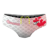 Canada UWH White FV - Classic Brief Swimsuit