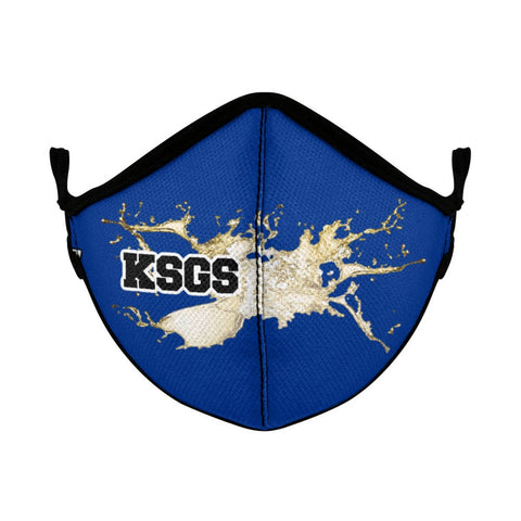 kent state golden splashes mask 1 - Facemask