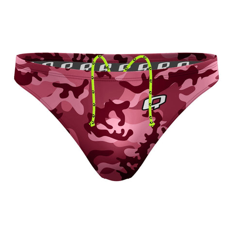 Pink Camo Waterpolo Brief
