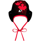Canada UWH Black FV - Water Polo Cap