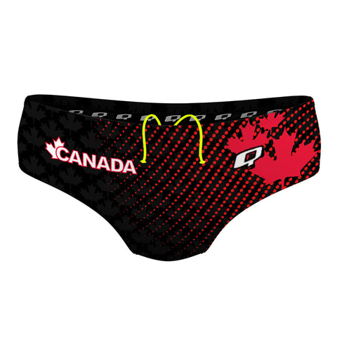 Canada UWH Black FV - Classic Brief Swimsuit