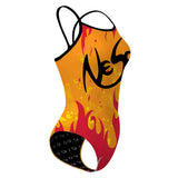 North Edmonton Swim Club NESC TAS - Skinny Strap Swimsuit