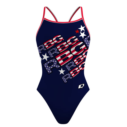 RBG24 SUIT thin strap ED1 - Skinny Strap Swimsuit