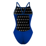 Excel Swimming with lemon chrome logo - Sunback Tank Swimsuit