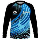 KNSwim 2023 v1 Long Sleeve RG Marce - Loose Fit Long Sleeve Rash guard