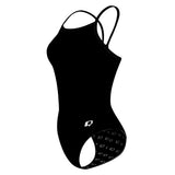 Skinny Solid Black TAS - Skinny Strap Swimsuit