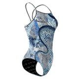 Elko Skinny Snake Design - Skinny Strap Swimsuit