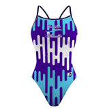 Red Deer Synchro - Skinny Strap Swimsuit