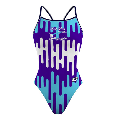 Red Deer Synchro - Skinny Strap Swimsuit