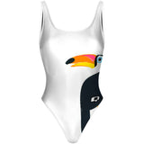 Becca high hip toucan 5 - High Hip One Piece Swimsuit